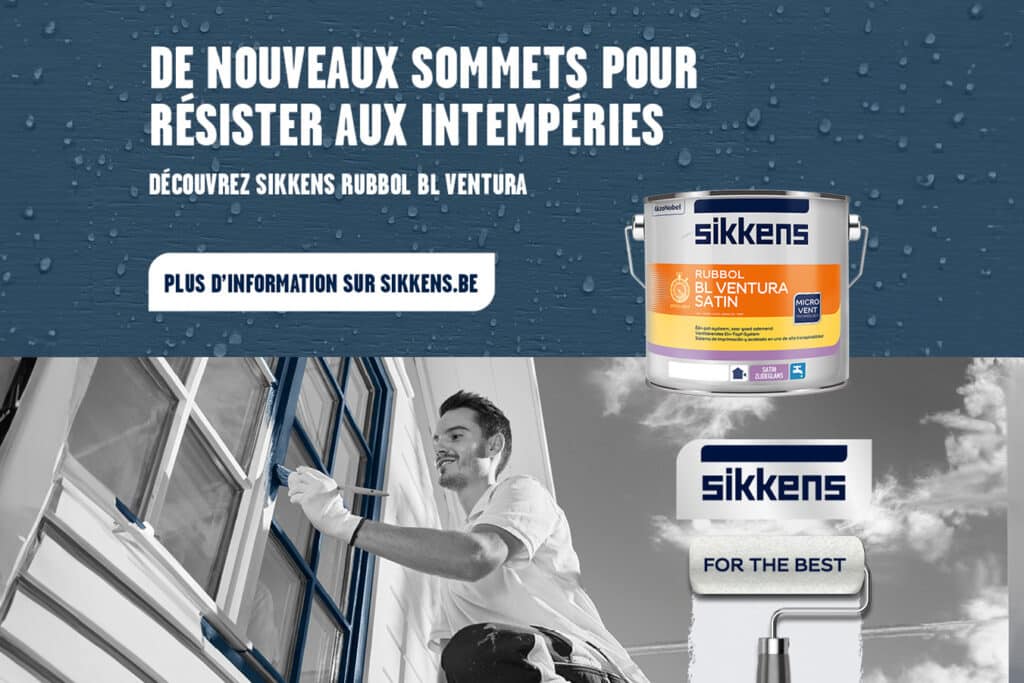 Sikkens lance le Rubbol BL Ventura Satin : une laque extérieure durable dotée d’une technologie respirante